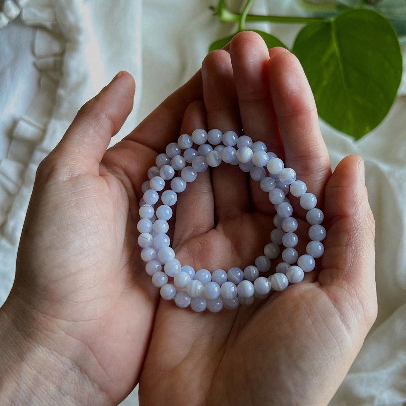 bracciale elastico - Calcedonio